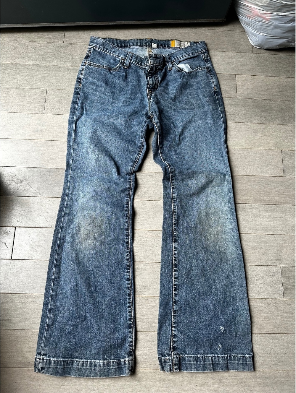 Women’s GAP Long and Lean Stretch Blue Denim Streetwear Jeans 6A/6C